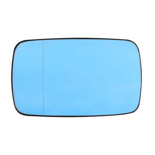 Glace de rétroviseur chauffante bleue pour BMW E46 élimine le givre et les reflets la nuit