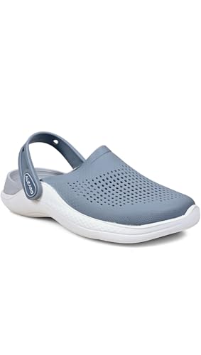 Image of Alzado Men's Classic Casual Sports Clogs /Sandals with Adjustable Back Strap for Adult | Comfortable & LightWeight| Stylish & Anti-Skid| Waterproof & Everyday Use Mules for Gents & Boys..