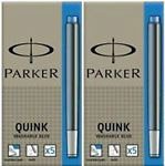 Parker Quink Ink Cartridges 10.PK Washable Blue
