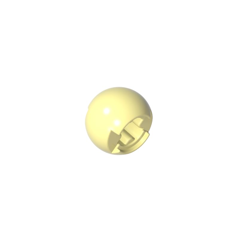 53585 Ball Joint Technic Ball Joint with Through Axle Hole 50 Pieces GDS-1056 Compatible with Lego Building Blocks Color:Light yellow
