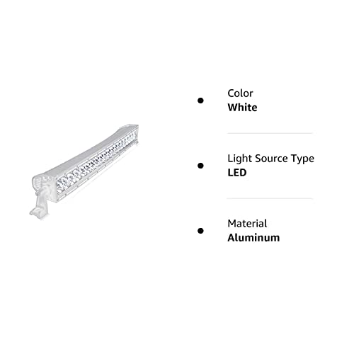 Aurora - 30 Inch Marine White Curved Led Light Bar - Double Row - 25,680 Lumens #TOP6
