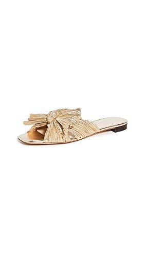 Loeffler Randall Women's Daphne Pleated Bow Slides