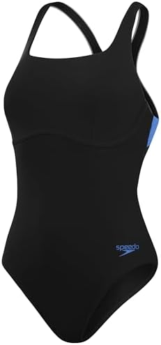 Speedo Costume Intero Flex Band Donna, Tessuto Endurance+ Max In Poliestere Riciclato, Asciugatura Rapida E Supporto Seno