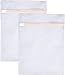 Biancheria Lavatrice Sacchetti, Sacchi Biancheria Lavatrice, Sacchetti Biancheria con Cerniera, per Vestiti, Pantaloni, Reggiseni, Calze, Biancheria Intima, 2Pezzi