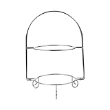 Plateau rond : le support peut être utilisé pour le mariage, la fête d'anniversaire, la réunion de famille, etc., les supports à gâteaux de mariage.