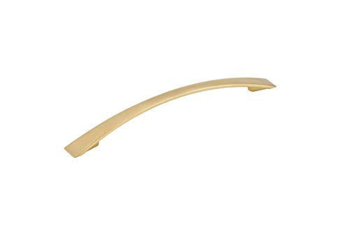 Richelieu Hardware BP821128CHBRZ Silverthorn Collection 5 1/16-inch (128 mm) Center-to-Center Champagne Bronze Modern Arched Cabinet and Drawer Pull Handle for Kitchen, Bathroom, and Furniture by Richelieu - Used condition - US$9.14