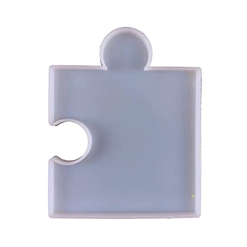appuivbt Handmade Puzzle Coaster Molds,Resin Casting Mold Cup Mat Mug Pad Silicone Mold for Resin Epoxy,Jewelry Making