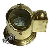 Nautical Ship/Boat Oil Lamp Floating Dial Binnacle Gimbled Compass Collectible Dunkirk War Marine Instruments