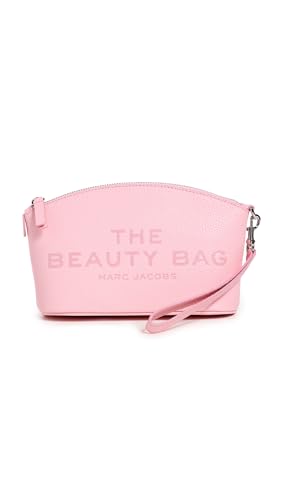 Marc Jacobs Womens The Leather Beauty Bag, Ribbon Pink, One Size
