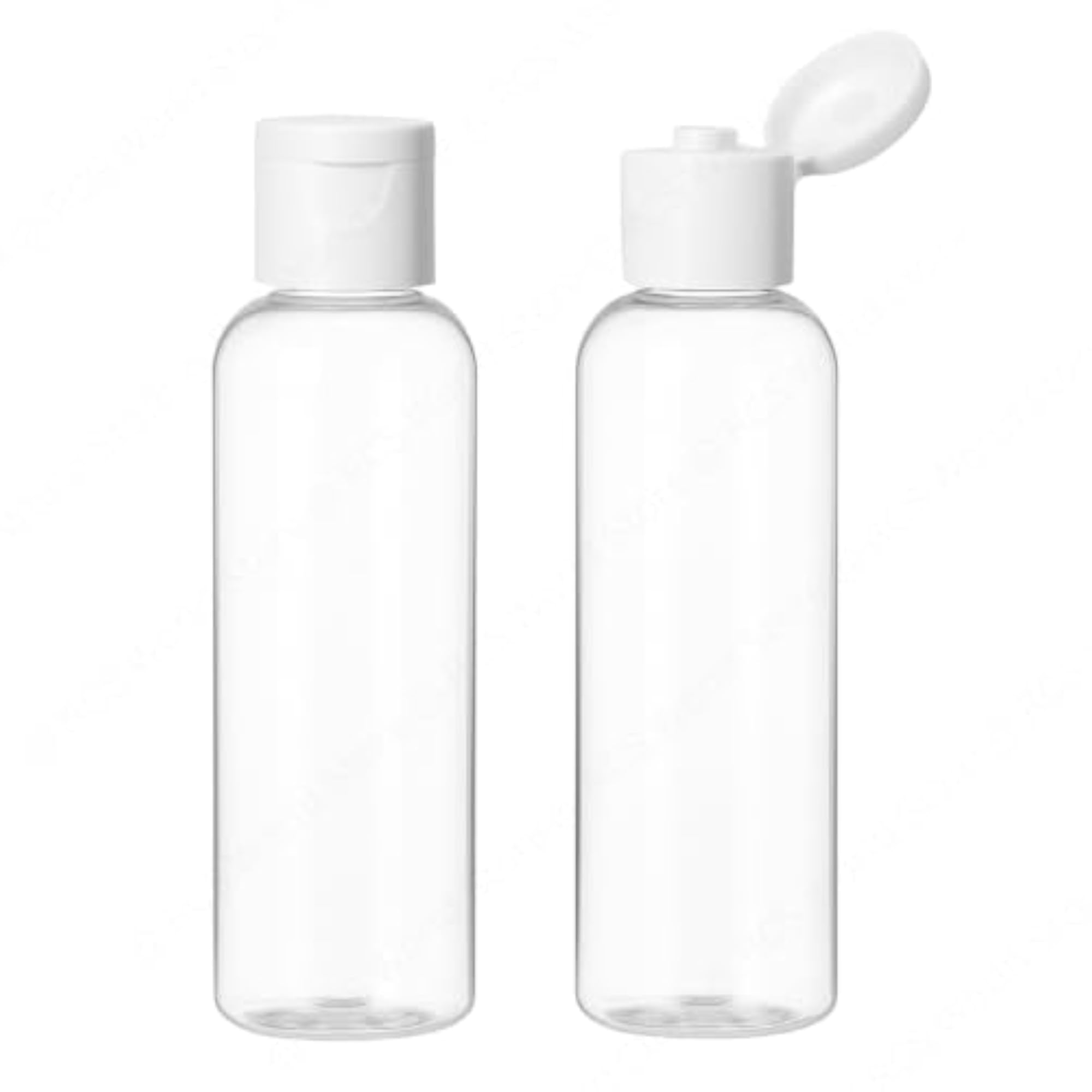 100ml Refillable Flip Top Bottles, 2 Pcs Leak-Proof