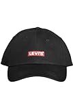 Marke: Levi´s Levi\'s Footwear and Accessories Unisex Cap-Baby TAB Logo Kopfbedeckung, Regular Black, UN (58cm)