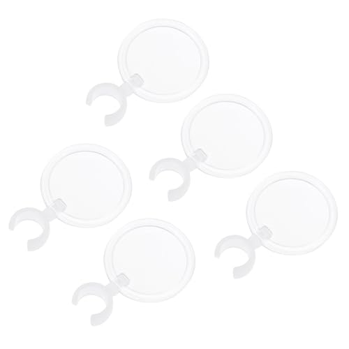 Zerodeko 5 Piezas Soporte para Lápiz con Lupa Acrílico Duradero Herramienta Multifunción para Pintura de Diamantes DIY Ayuda Visual para Manualidades y Aficionados al Arte