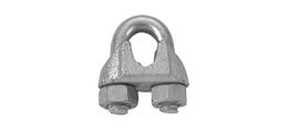 Campbell T7670409 1/16" Zinc-Plated Wire Rope Clip
