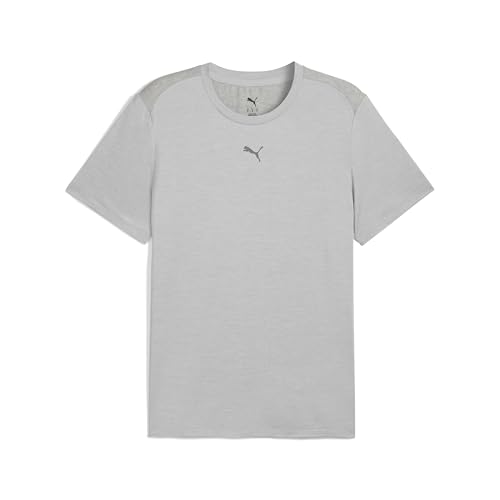 PUMA Erkek M CLOUDSPUN TEE T-shirt Light Gray Heather XS