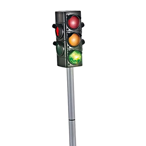 Brinquedo de semáforo de LED, indicador de trânsito de segurança, modelo de simulação de semáforo, s