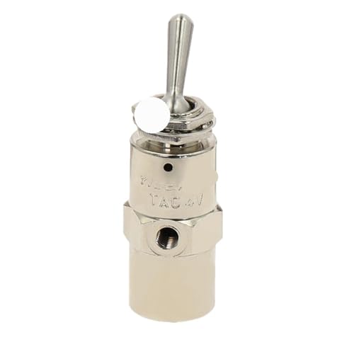 Vanne mécanique TAC2-4V cylindrique avec levier autobloquant et raccords rapides PC8mm - 5