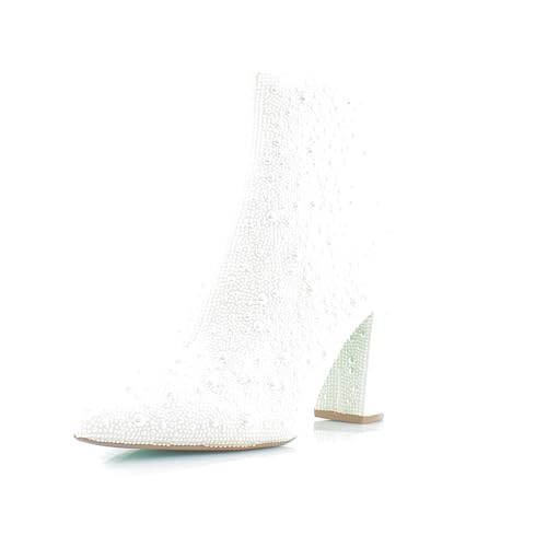 Betsey Johnson kvinnors Sb-Cady ankelstövel, Pärla, 39 EU