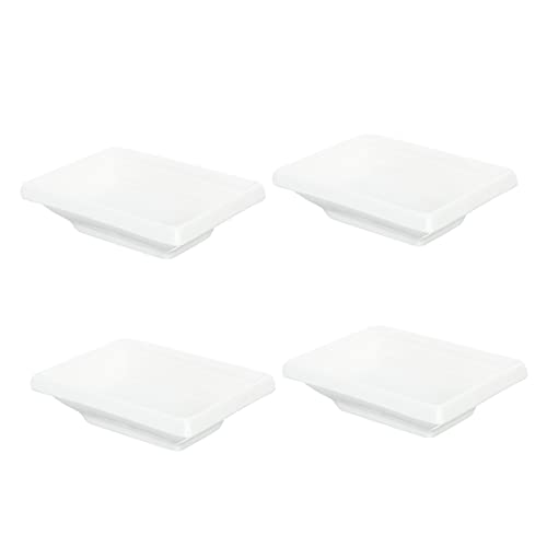 Garneck Ceramic Sauce Dishes Japanese Plate Kitchen Pickle Dish Soy Sauce Container Vinegar Plate Smooth Edges Elegant Dinner Decor