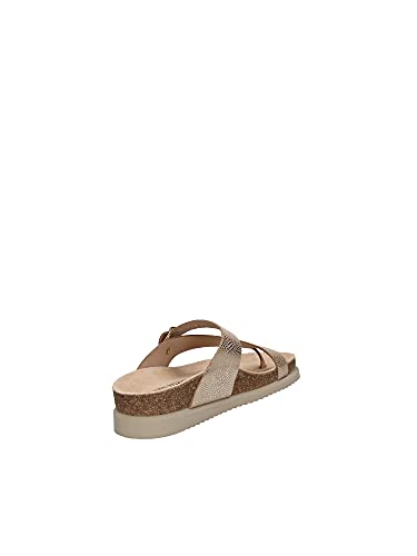 Mephisto Womens Helen Metallic Leather Light Sand Sandals 8 Us #TOP16