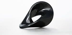 Pieza Decorativa La Colección Anti Oloid Matter Acero Inoxidable PVD Negro