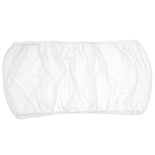 Rwigeboo Cubierta para Jaula de pájaros, a Prueba de Polvo, Transpirable, elástica, de Malla Fina, Receptor de Semillas para Loros, periquitos, cacatúas