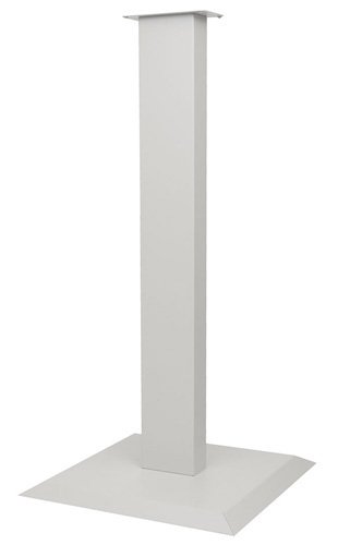 BOWMAN - Floor Stand - All Steel - Matte White 18.00"W x 36.06"H x 18.00"D