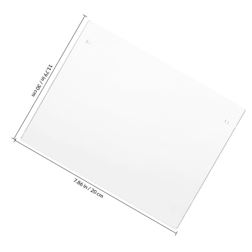 Tableau d'écriture réutilisable acrylique effaçable pour support notes de table bureau