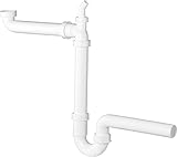 Cornat Raumspar-Geruchsverschluss für Spültische - 1 1/2 Zoll x 40 mm - Mit Geräteanschluss - Hergestellt aus robustem Kunststoff - Made in Germany Qualität / Siphon / T353103