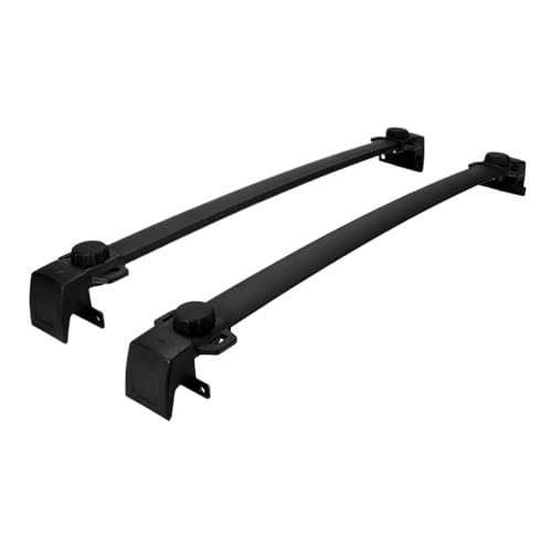Barres de toit transversales pour Jeep Compass 2017-2022 en aluminium noir