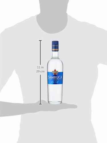 Borghetti Sambuca Oro – Exquisiter italienischer Likör mit unverwechselbarem Geschmack nach Sternanis und Kräutern mit 38% vol. (1 x 0,7l)