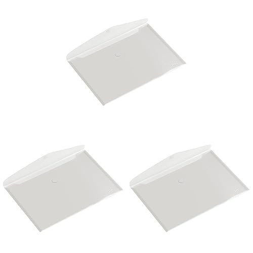 Pochette A5 HF2 blanche contre les documents écornés : fermeture velcro hermétique