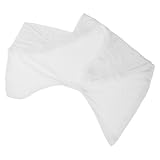 CIMAXIC Cagoule Blanche en Coton Mercerisé Respirante et Confortable, Bonnet à Enfiler Cro...