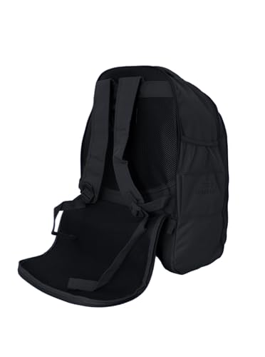 Image of New Cabin Approved Lightweight Cabin Luggage, 50x35x20cm Carry On Suitcase with Wheels. The Perfect Size Cabin Suitcase for Ryanair, Easyjet, British Airways, Jet2 and More, 1 X Black - Design 2, M
