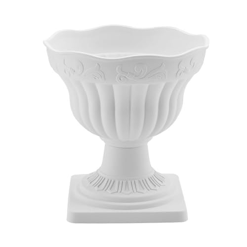 perfk Maceta de con Pedestal para Flores, decoración Tradicional de Mesa, Suministros de Arte Floral, jarrón Decorativo para Suelo, Escritorio, Sala de