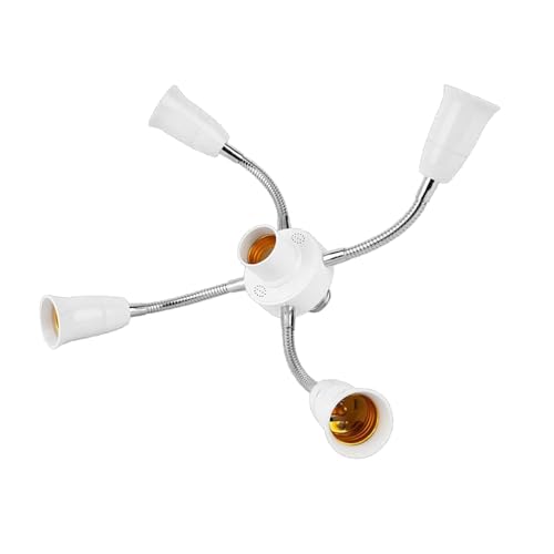 Répartiteur E27 multi-douilles pour multiplier la luminosité d'une pièce avec un seul support