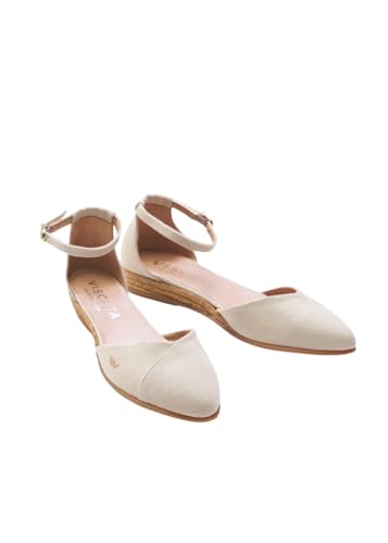 Montroig Canvas Espadrille Sandal Wedges, Comfort and Style for Every Occasion, Size 5-122