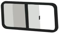 C.R. Laurence VW8406 CRL Universal Non-Contoured Horizontal Sliding Window 41-1/4" x 16-3/4" with 1-1/2" Trim Ring