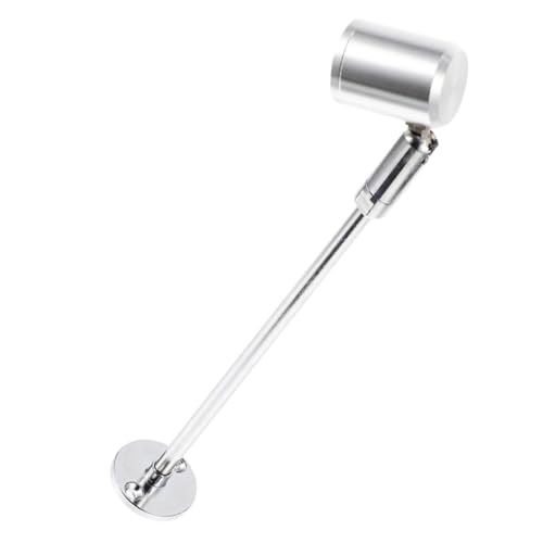 Mikinona Petit Projecteur Led 1w 265mm Naturel Blanc Pour Présentoir Bijoux, Spot Intérieur Compact En Métal Argenté, Éclairage Ciblé D’armoire, Usage Exposition Vitrine Bijouterie