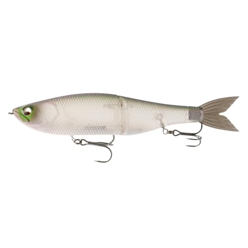 Bass Fishing Glide Bait 6th Sense The Draw 6.5 Slow/Fast Sink Options Wide Glide Swivel Hooks 6.5 inch (Matte Ghostified)