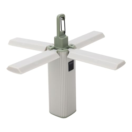 Alomejor Rechargeable Camping Lantern Multifunctional Flashlight with IPX4 and Hook for Hanging Outdoor Hiking Night Fishing