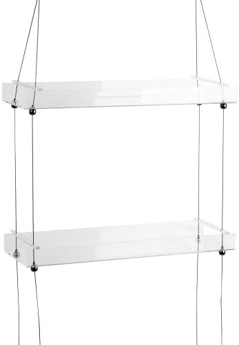 Auyeetek Acrylic Plant Wall Shelf Hanging Window Shelves for Plants Mount Stand Indoor Unique Planter Holder Succulent Herb Garden Artificial Christmas Decor Storage from Ceiling