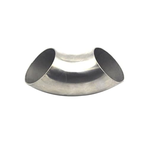 Escape Salida Doble Curva Tubo De Escape De 3 Pulgadas Y 76 Mm Con Codo De 90 Grados Para Automóvil Piezas De Acero Inoxidable 201