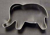 Elephant Cookie Cutter