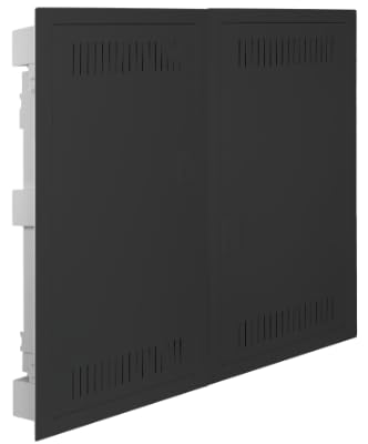 Registre ICT encastrer SOLERAMP42/2NG cadre et porte métallique finition graphite luxe