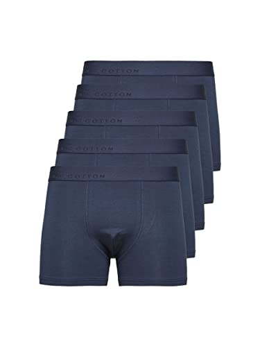 SELECTED HOMME SLHAIDEN 5-Pack Trunk B Noos Boxer a Pantaloncino, Nero, XXL Uomo