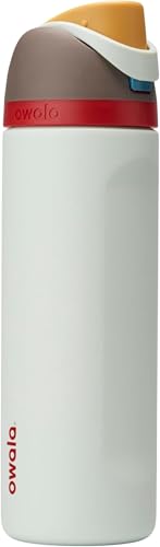 Image of Owala FreeSip Insulated Stainless Steel Water Bottle with Straw for Sports, Travel, and School BPA-Free Sports Water Bottle, 32 oz, Boneyard (Pack of 6)