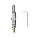 SALI TCT Carbide Hole Saw for Hard Metal, 16mm,5/8" Tungsten Carbide Tipped Hole Cutter Set with Titanium-Plated Pilot Drill bit for Metal, Stainless Steel, Iron, Wood, Aluminium, Plastics