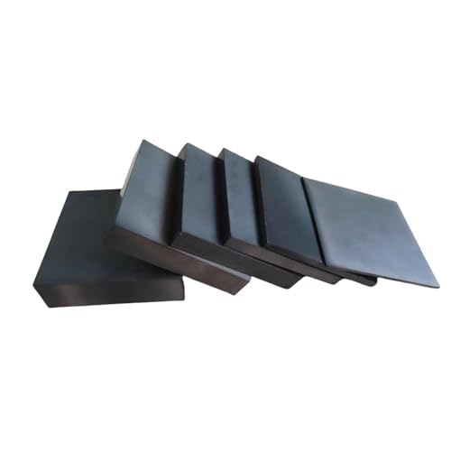 Silicon Carbide (SiC) Ceramic Sheet, Press-Free Sintered High-Hardness Wear Plate, Industrial Abrasion Resistant Tile, Optional Sizes 5x5mm to 50x50mm for Machinery Protection (10 * 10 * 4mm)