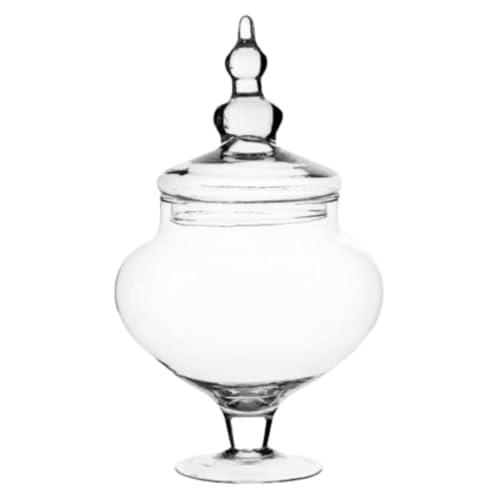 Jarrón de Cristal Potche María, 30 cm de Altura