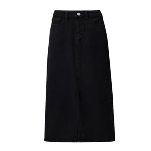 LIXINGHEITANG Large Size Womens Waist Denim Skirt for Summer Cover